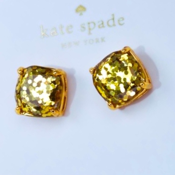 NWT kate spade
Gold Glitter
Squared Away Earrings - Picture 7 of 7